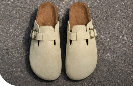 Mule beige pour été